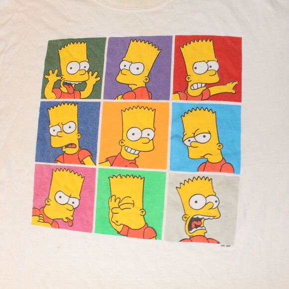 XXL THE SIMPSONS 20TH TELEVISION BART SIMPSON GRAPHIC WHITE T-SHIRT SIZE 2XL - Picture 4 of 4